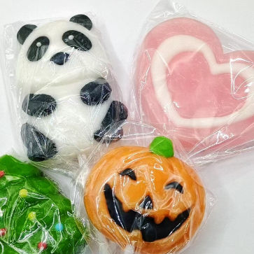 Pirulitos Divertidos em Formato para Crianças, Embalados Individualmente, Lembrancinhas para Festas