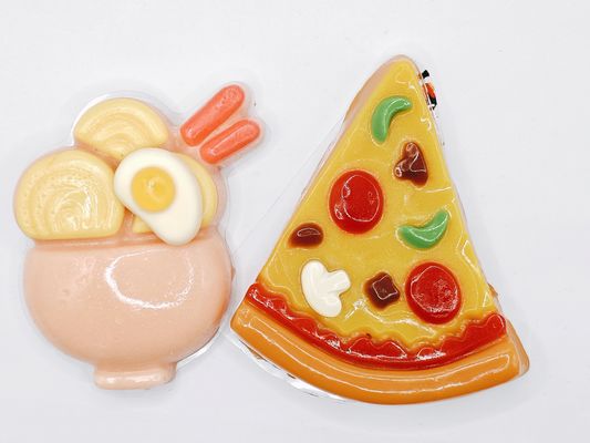 Pizza japonesa em forma de Ramen Gummies Fun Bento Candy Vegano Gelatina Gratuita Kids Party