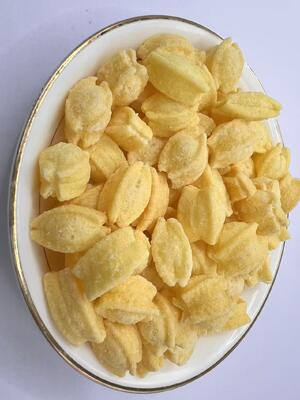 Snacks de arroz tufado com sabor limão