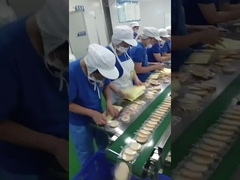 Sem cor Sésamo Sauce de soja Sabor Biscoitos de arroz assados crocantes lanches para todas as idades